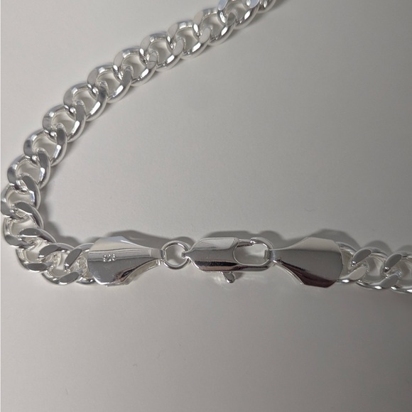Men's chain necklace sterling silver - Picture 2 of 3